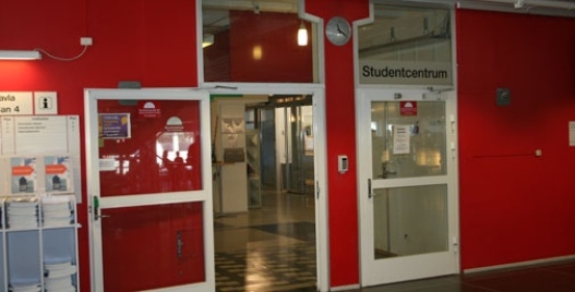 I Studentcentrum i hus A, Frescati finns de flesta av universitetets stöd samlat.